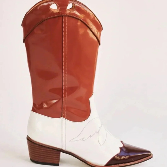 Jaggar the label cowboy boots multicolor new - Picture 4 of 4